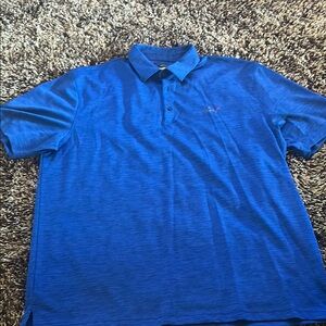 Greg Norman Collection Blue Polo Shirt Classic Design